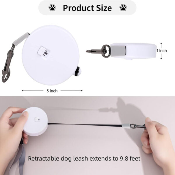 Pet Mini Retractable Dog Leash Item No#10032 - Image 3