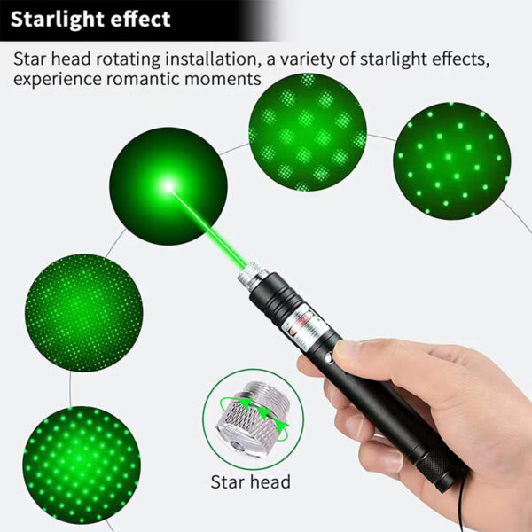 Rechargeable Green Laser Pointer For Cats Toy Item No#10040 - Image 2