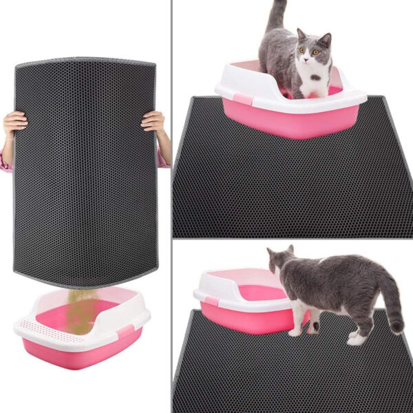 Cat Litter Mat Urine Proof Trapping Mat 23.7X17.8 Inch Item No#10045 - Image 5