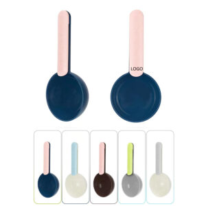 Small Silicone Pet Food Scoop With Bag Sealing Clip Item No#10047
