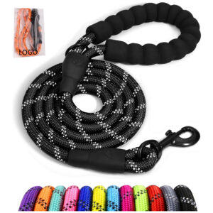 5 Ft Reflective Dog Leash With Comfortable Padded Handle Item No#10048