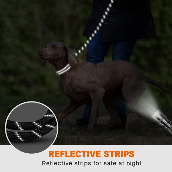5 Ft Reflective Dog Leash With Comfortable Padded Handle Item No#10048 - Image 5