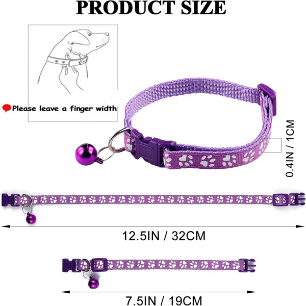 Adjustable Collar With Bell For Cat Or Small Dogs Item No#10050 - Image 3