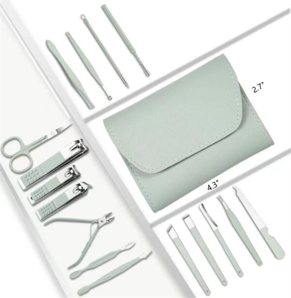 16 In 1 Manicure Set Nail Clippers Pedicure Kit Item No#10053 - Image 4