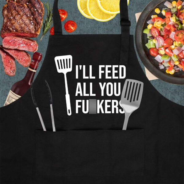 Cooking Apron For Men Funny Dad Gifts Item No#10080 - Image 3