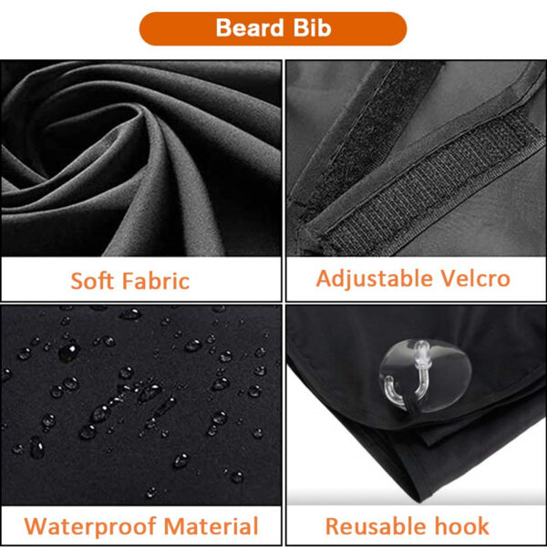 Waterproof Beard Bib Apron for Shaving Item No#10081 - Image 3