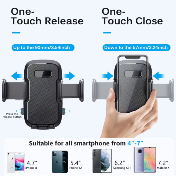 3In1 Suction Cup Phone Mount For Car Item No#10086 - Image 3