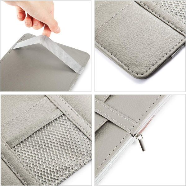 Car Sun Visor Organizer Sunglasses Holder Item No#10093 - Image 4