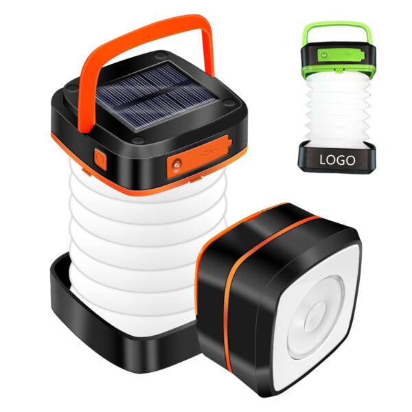 Folding USB Rechargeable Solar Camping Lantern Item No#10101