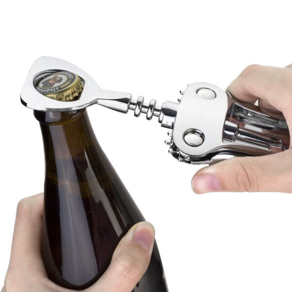 Wing Corkscrew with Multifunctional Bottles OpenerItem No#10116 - Image 2