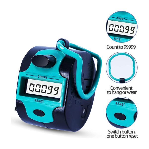 5-Digit Mechanical Palm Handheld Counter Item No#10118 - Image 5