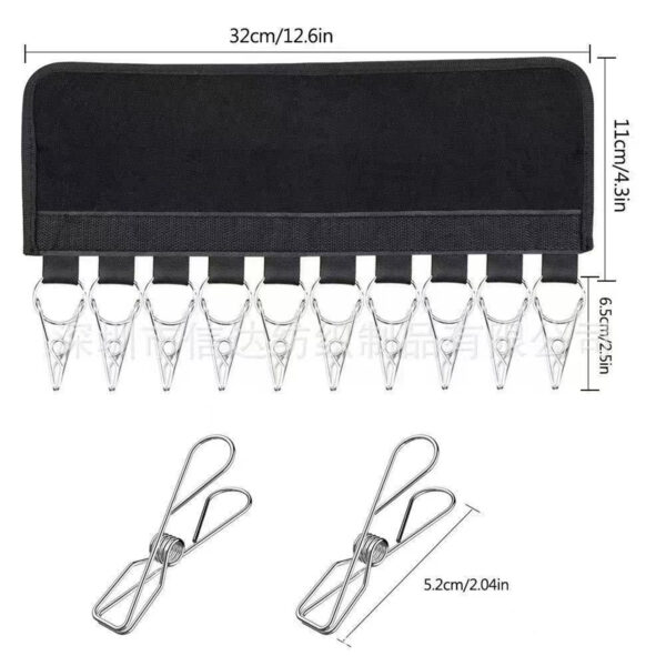 Hat Organizer Holder With Storage 10 Clips Item No#10147 - Image 3