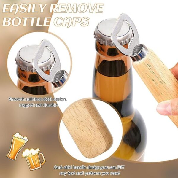 Wood Wine Bottle Opener Item No#10367 - Image 3