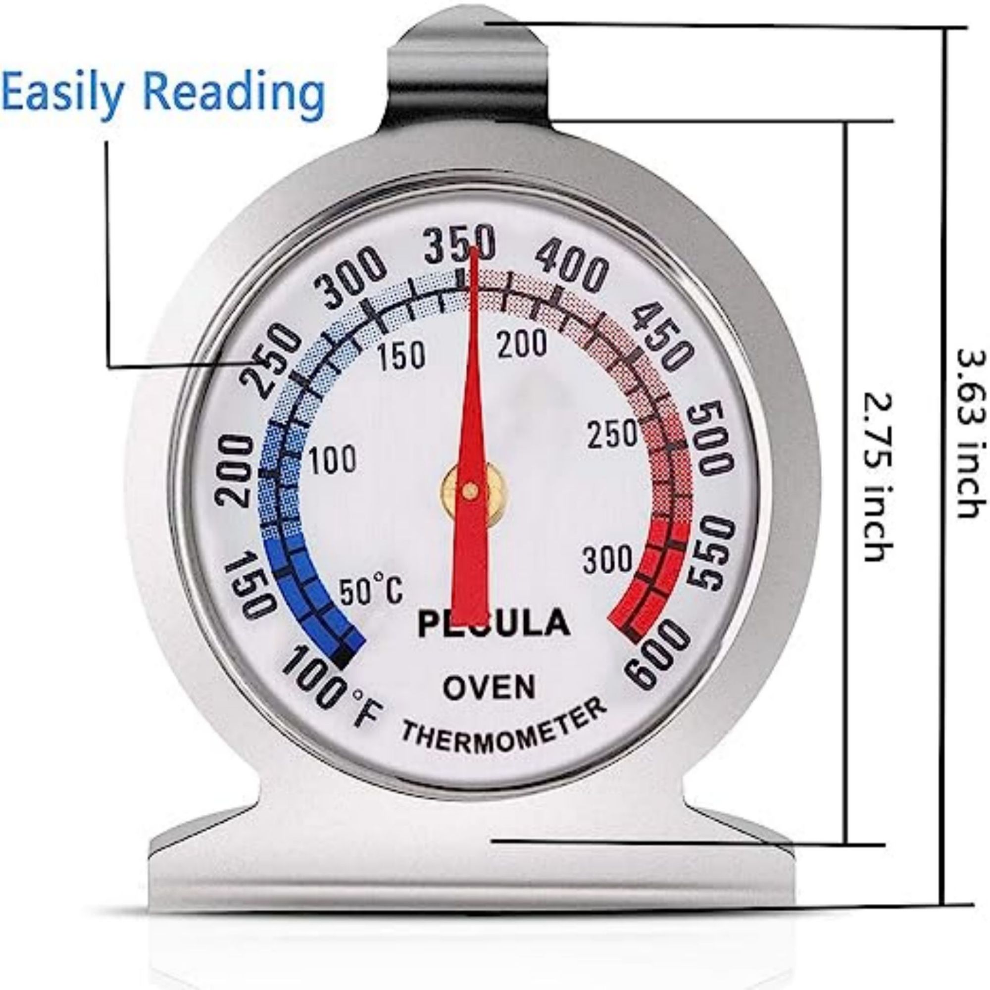 Stainless Steel Oven Thermometer Item No#10382 - Image 2