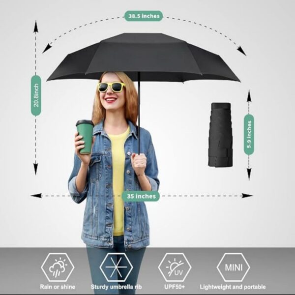 Mini Umbrella For Purse Item No#10390 - Image 3