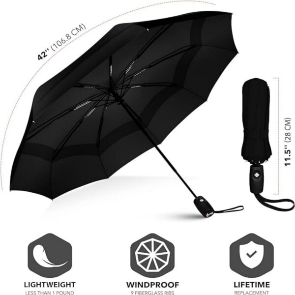 Umbrellas For Rain Windproof Item No#10391 - Image 2