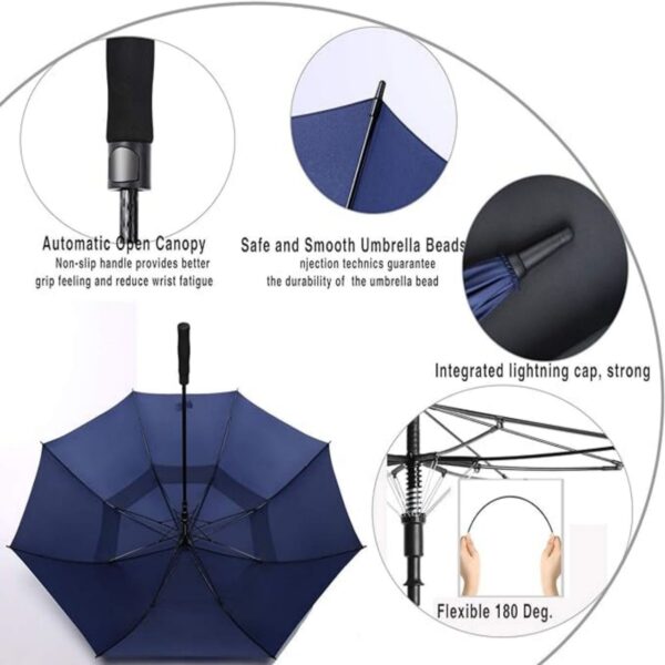 Automatic Open Golf Umbrella Item No#10392 - Image 2