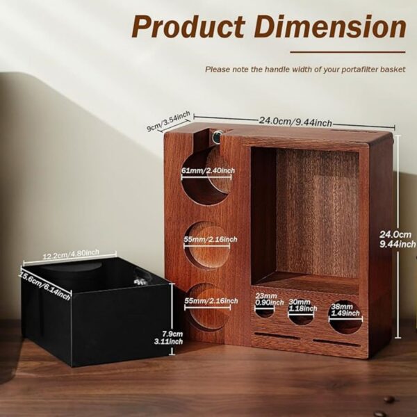 Espresso Knock Box And Tamp Station Item No#10396 - Image 2