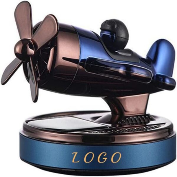 Car Fragrance Diffuser Creative Solar Energy Aircraft Item No#10405