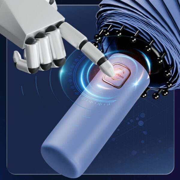 Automatic Compact Umbrella For Rain Sun And Wind Item No#10414 - Image 2