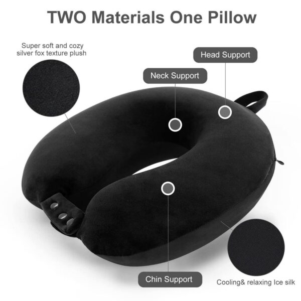 Memory Foam Pillow For Travel Item No#10421 - Image 2