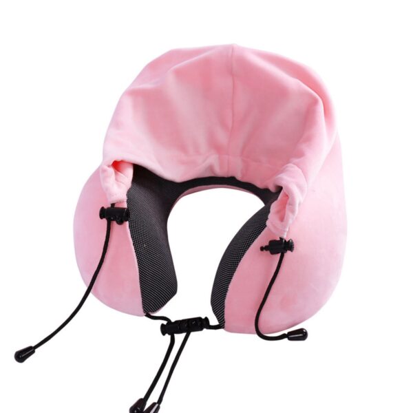 Neck Pillow For Travel With Hood Item No#10427