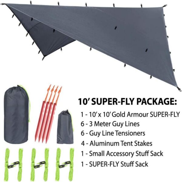 Rain Tarp for Camping Hammock Item No#10454 - Image 2