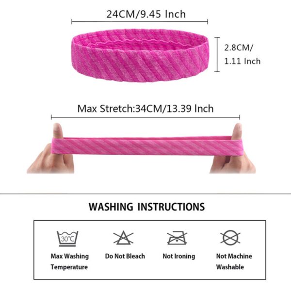 Sweatband Headbands For Running Item No#10466 - Image 2