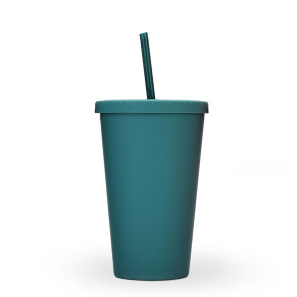 16Oz Double-Layer Straw Cup Item No#10491 - Image 4
