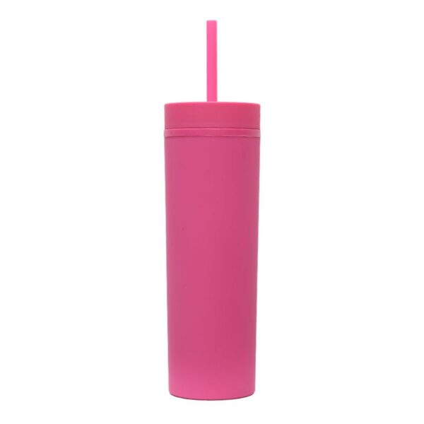 16Oz Solid Color Straw Cup Item No#10504 - Image 3