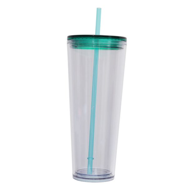 26oz Fashion Double Layer Straw Cup Item No#10508 - Image 2