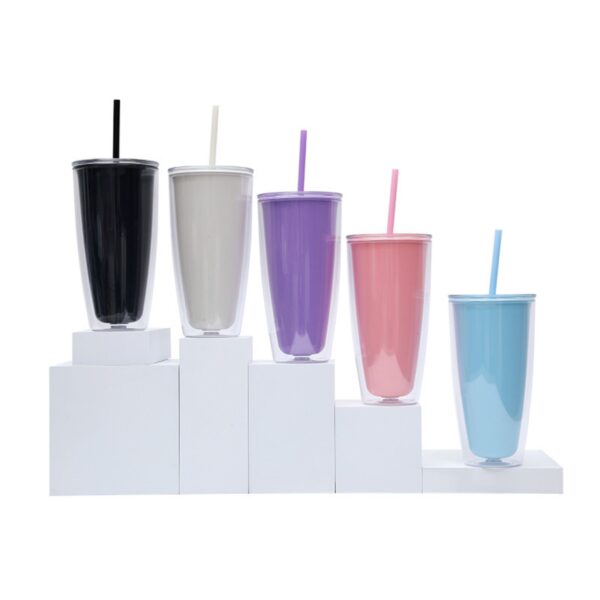 24oz Minimalist Large Capacity Straw Cup Item No#10510