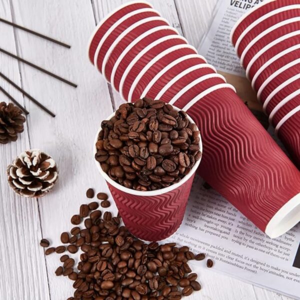 50 Pack 16 Oz Disposable Paper Cups Item No#10530 - Image 4