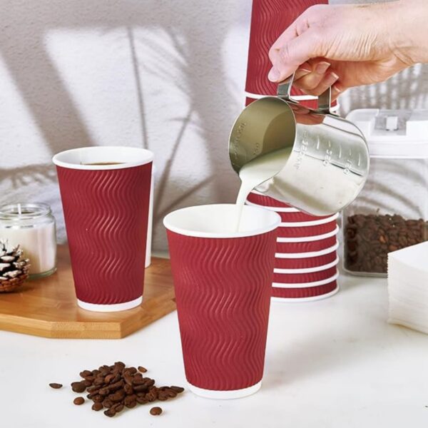 50 Pack 16 Oz Disposable Paper Cups Item No#10530 - Image 5