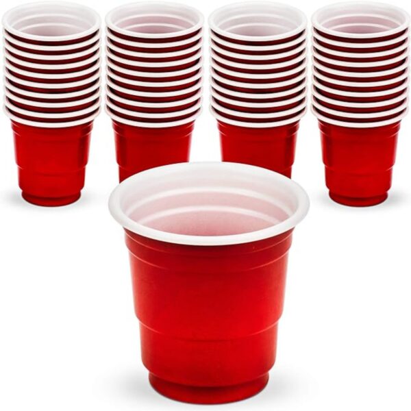 50 Pack 2 Oz Mini Plasticcups Item No#10533 - Image 3