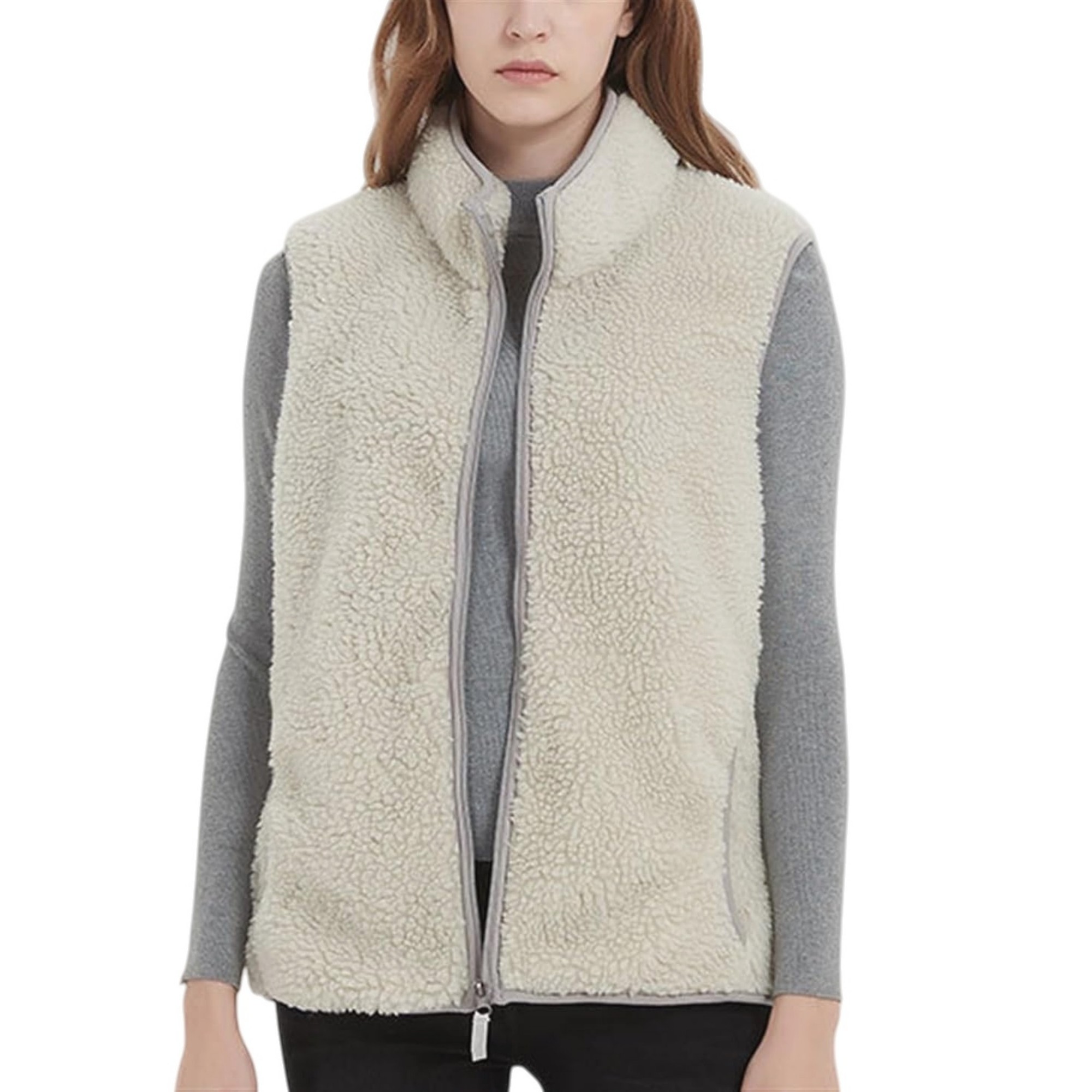 Full-Zip Polar Fleece Vest Item No#11014 - Image 7