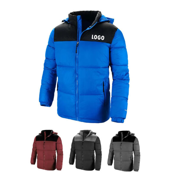 Men Puffer Jacket With Hood Item No#11019