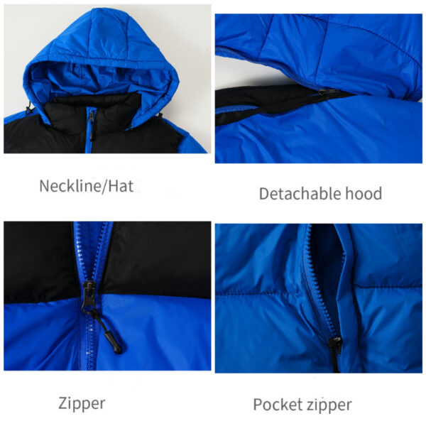 Men Puffer Jacket With Hood Item No#11019 - Image 2