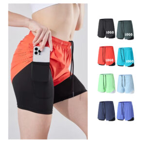 Womens 2 In 1 Running Short Item No#11026