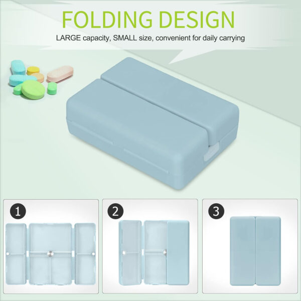 Daily Pill Organizer With 7 Compartments Item No#11041 - Image 3