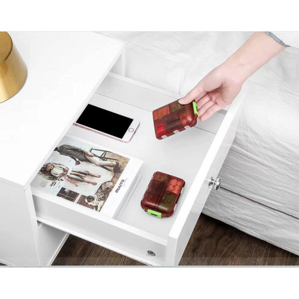 Travel Pill Box With 10 Compartments Item No#11042 - Image 5
