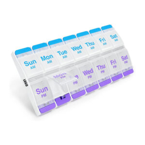 Push Button (7-Day) Pill Case Item No#11044
