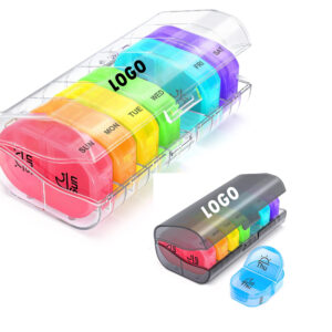 Rainbow Weekly Pill Box Item No#11045