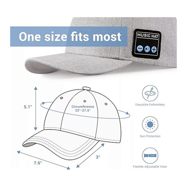 Hat With Wireless Speaker Item No#11048 - Image 2