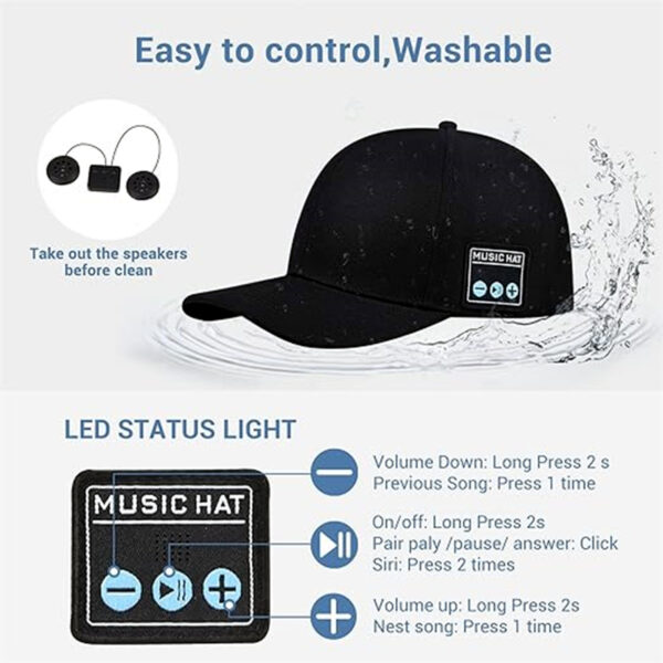 Hat With Wireless Speaker Item No#11048 - Image 3