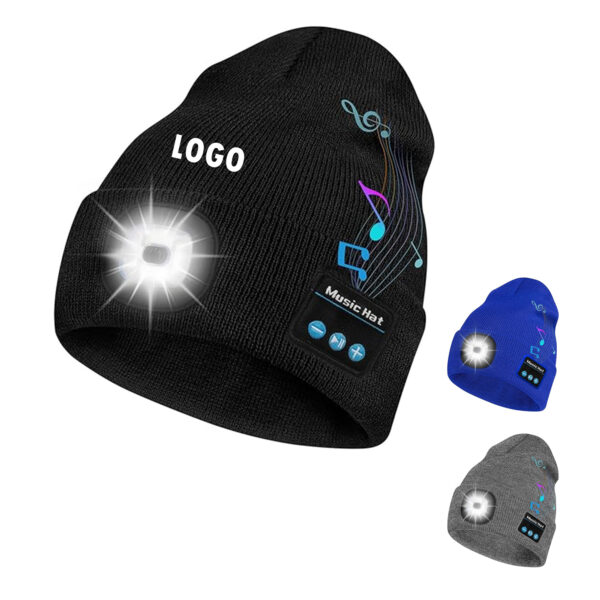 Cap with Headlamp and Built-in Speaker Item No#11049