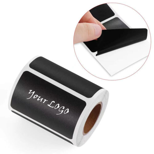 Rectangular Black Sticker Roll Item No#11053