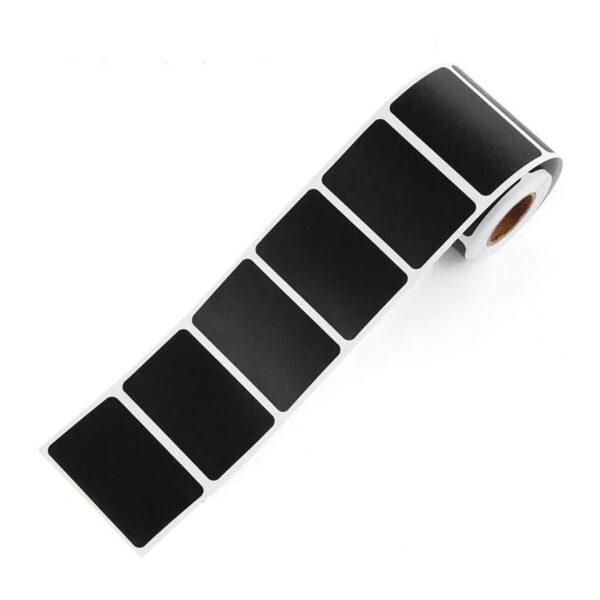 Rectangular Black Sticker Roll Item No#11053 - Image 3