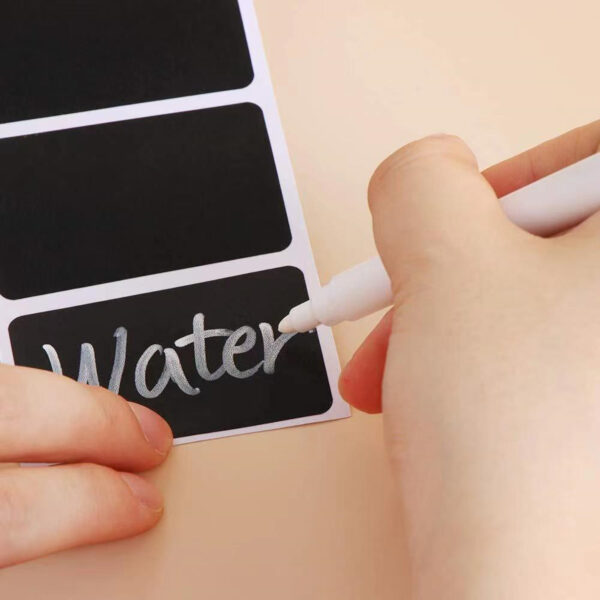 Rectangular Black Sticker Roll Item No#11053 - Image 4
