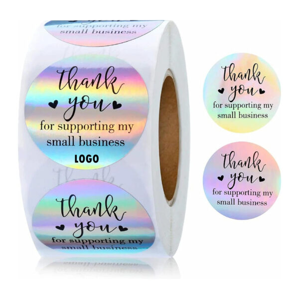 Thank You For Supporting My Small Business Stickers Item No#11056